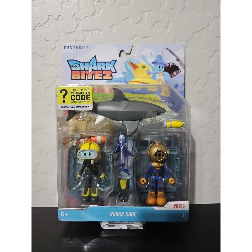 DEVSERIES Game Pack w/ Code Shark Bite 2: Shark Cage Diver Sea Diver TOY NEW NIB
